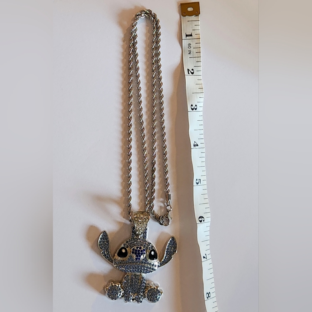 LILO & STICH Silver Tone Necklace.. - Picture 11 of 11